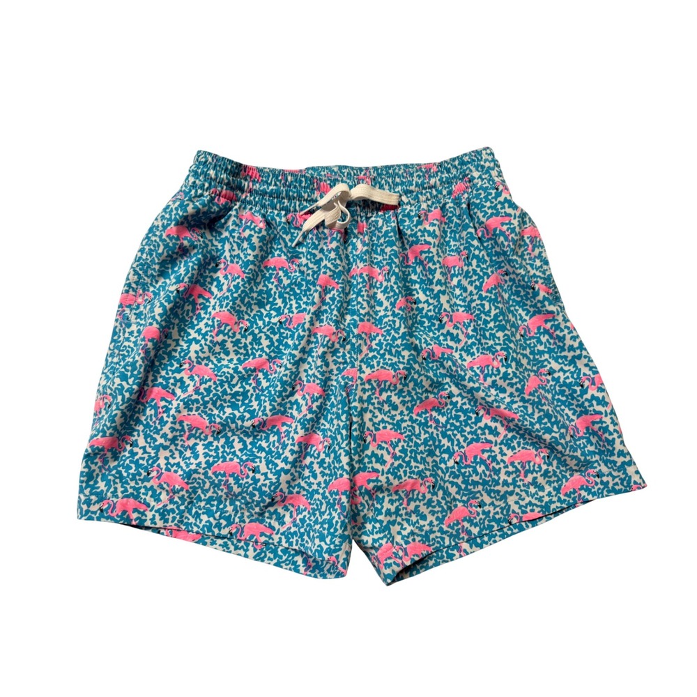 Chubbies Pink Flamingo Swim Trunks Men's Large 5.5" Inseam
